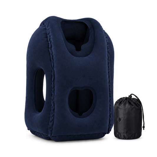 FlyEase Inflatable Airplane Sleep Pillow
